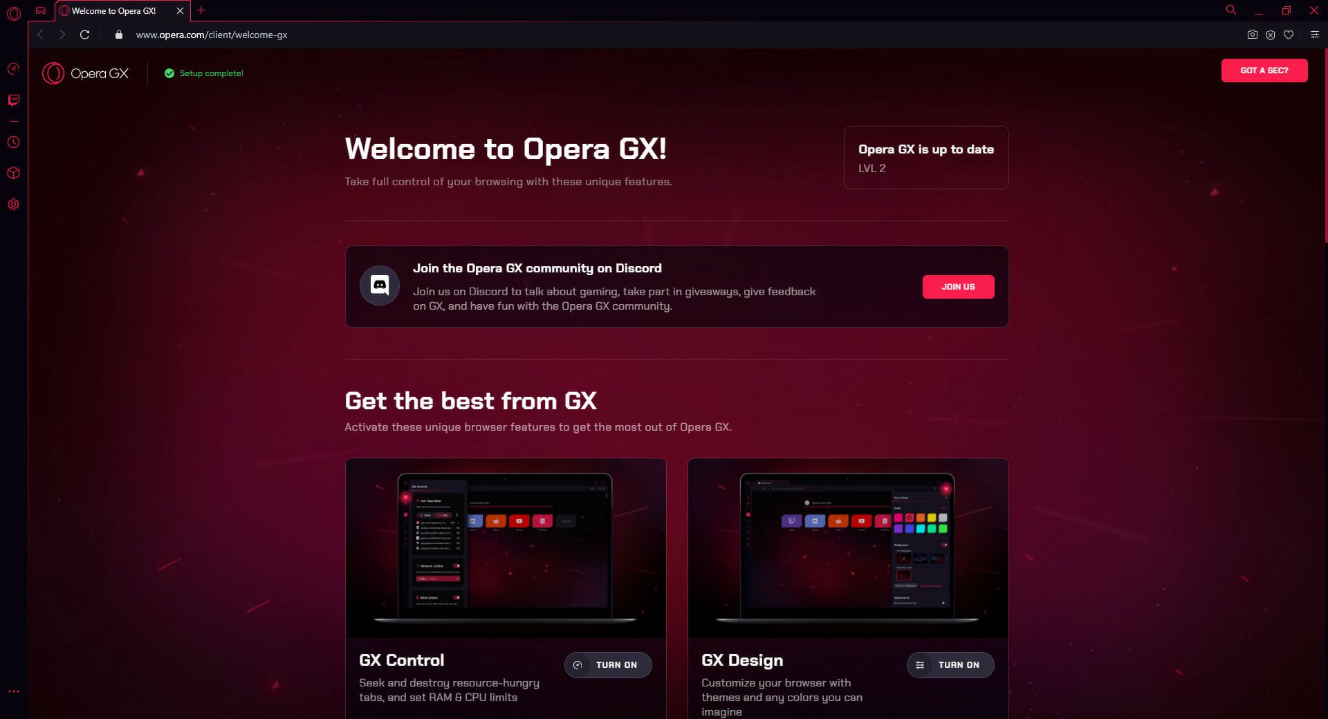 Opera gx chrome os download