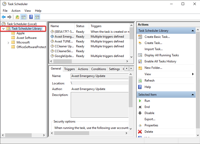 task scheduler library Microsoft Office encountered an error during setup