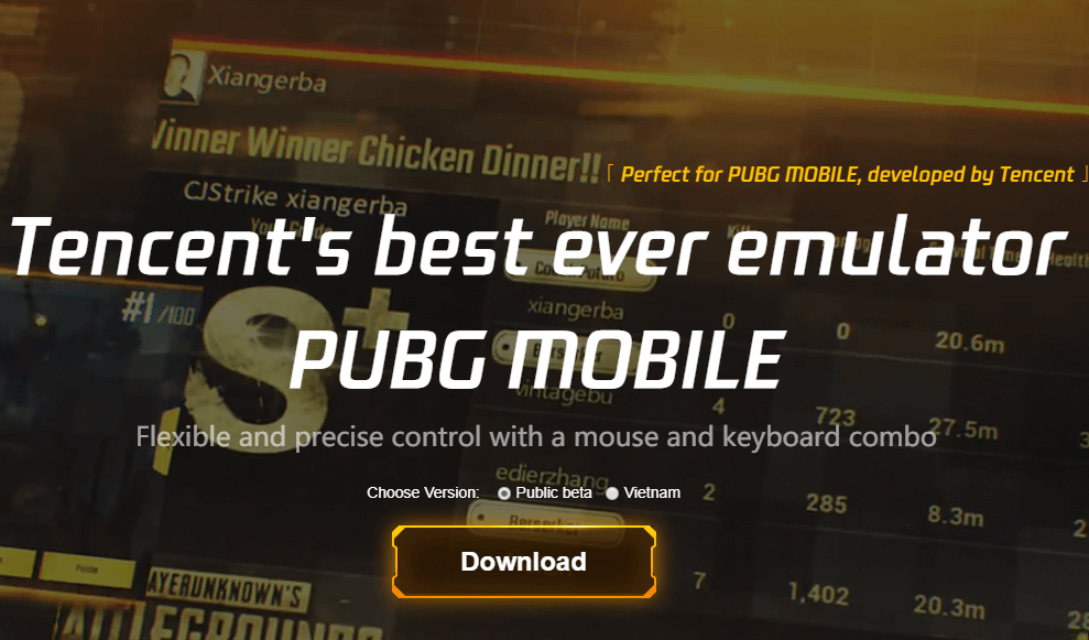 Tencent Gaming Buddy PUBG Mobile emulator