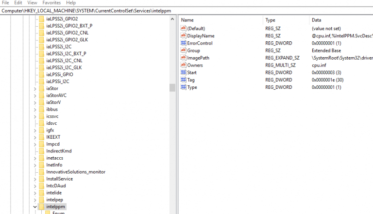 Intel ppm configuration что это