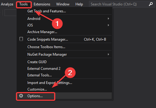 options something went wrong connection is closed xamarin