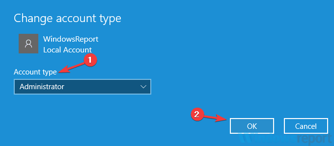 change account type skype keeps installing