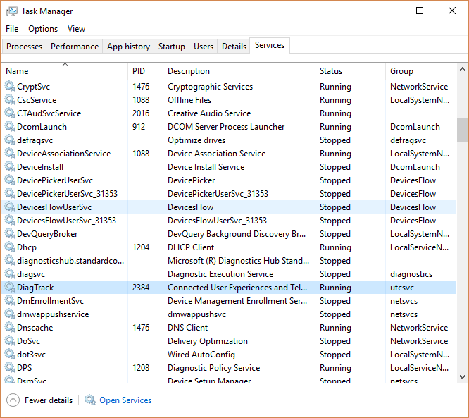 DiagTrack steam download always goes to 0 bytes