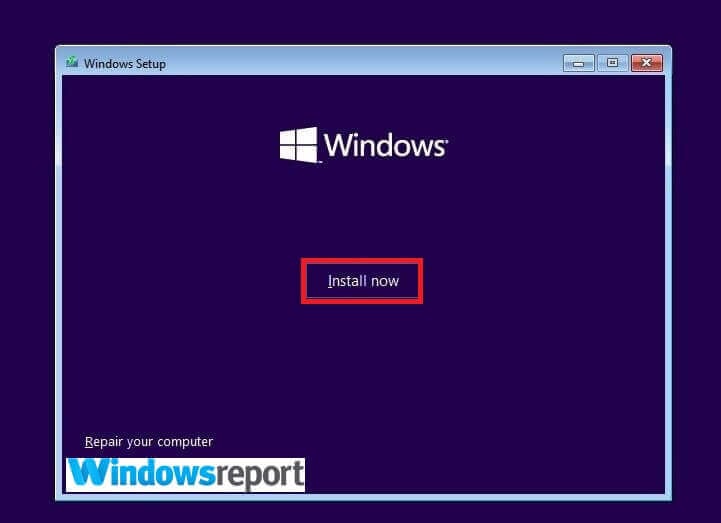 install now windows 10 install windows 10 on second drive