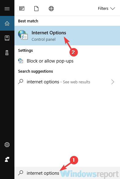 internet options there was a problem with your request roblox