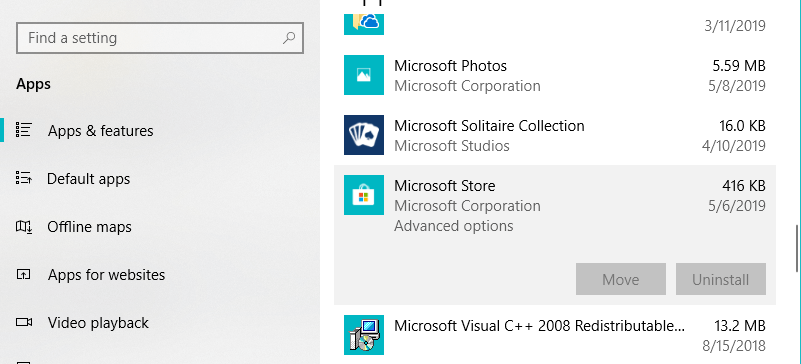 Microsoft store 0x80D03805