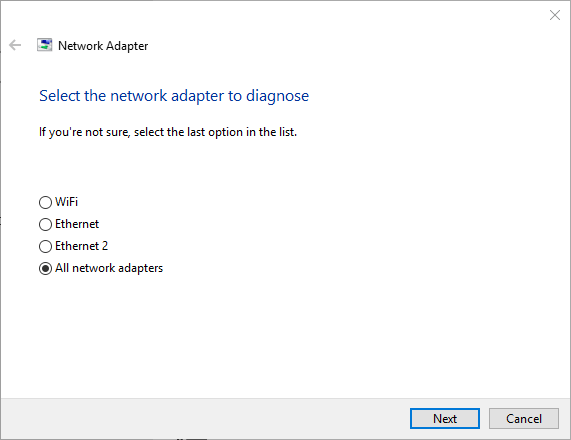 Windows doesn't have network profile for this device Epson printers