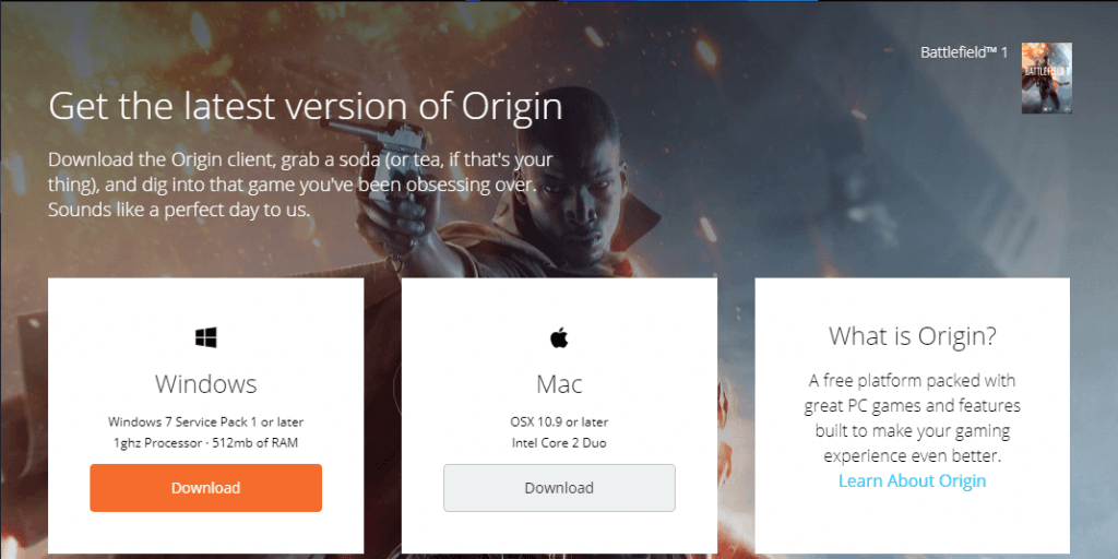 origin client not working in china