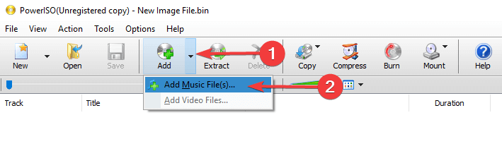 add music files to burn windows media player cannot burn some of the files