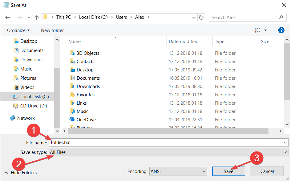 how to save multiple files at once windows 10 bat file