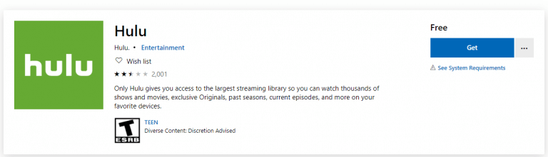 Solved: Sorry, we're having trouble loading content right now on Hulu