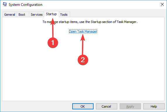 startup open task manager pc automatically alt tabs
