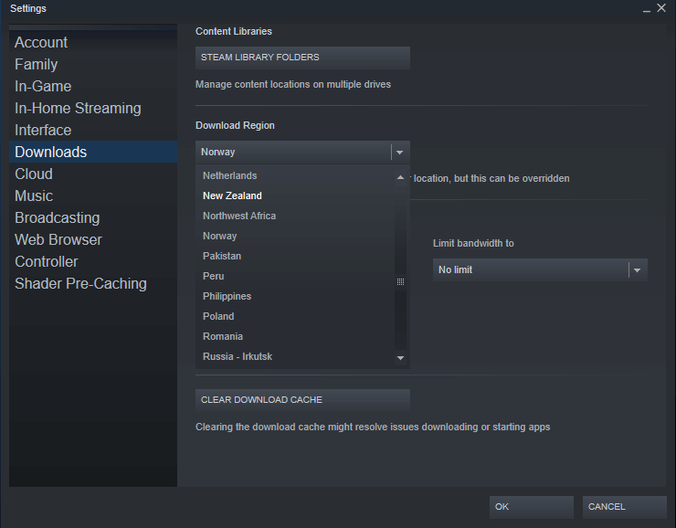 download region steam steam update goes backwards