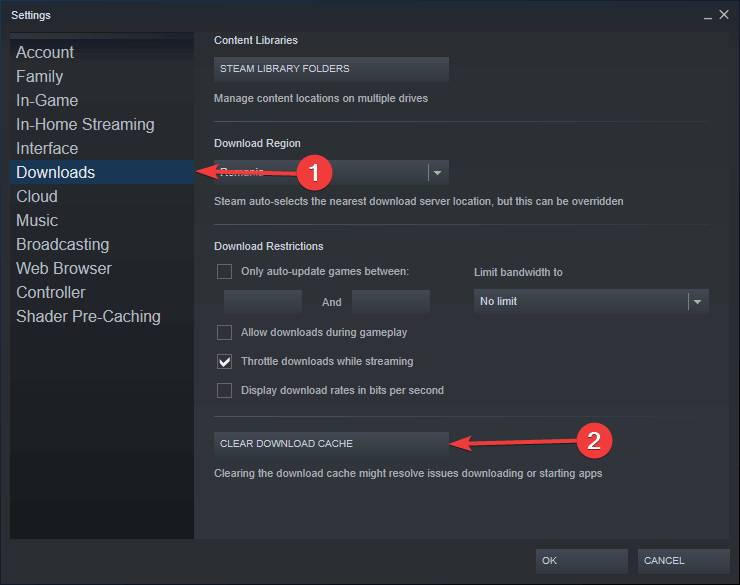 steam client downloads steam update goes backwards