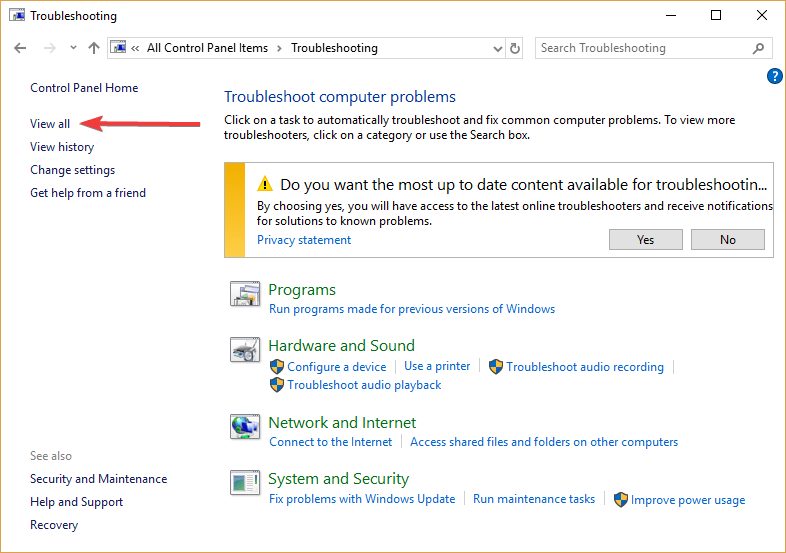 view all troubleshooting pc volume goes down by itself