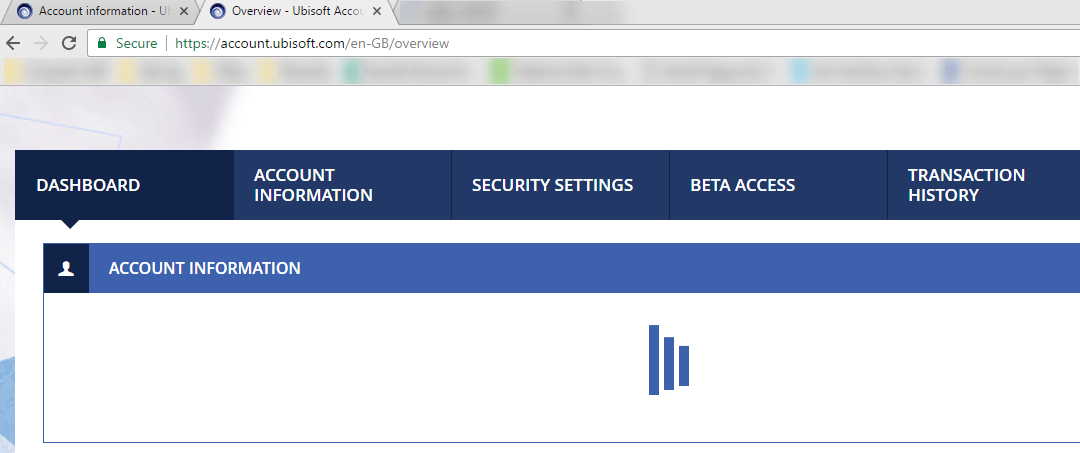 ubisoft account information settings