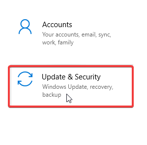 choose Update & security my windows doesnt have bitlocker