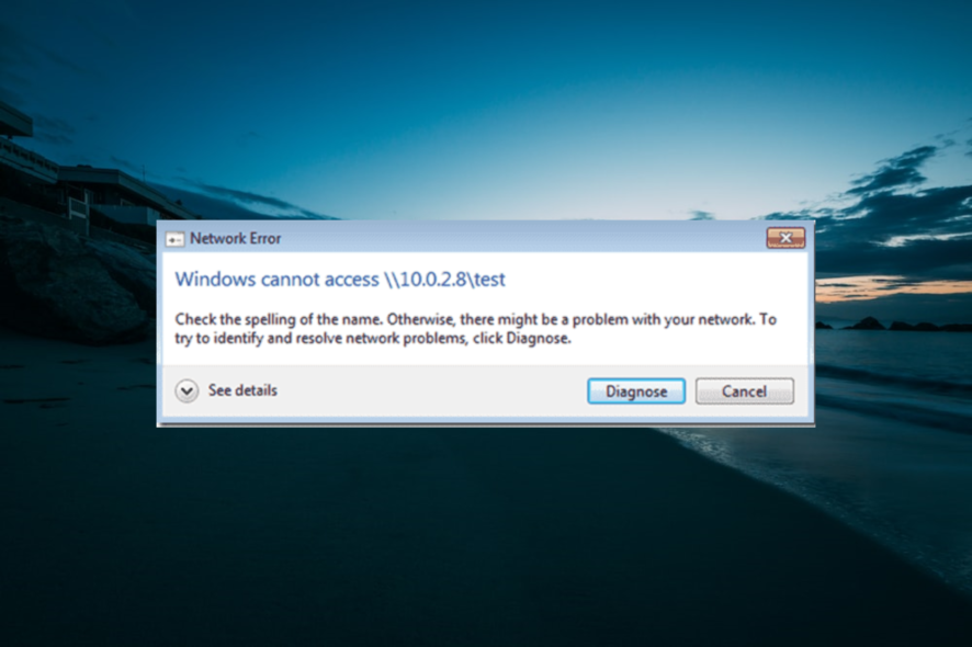 windows 10 cannot access shared folder