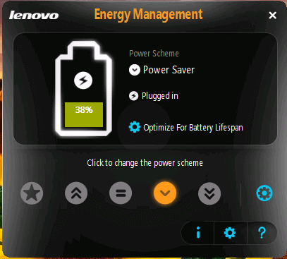 lenovo power management