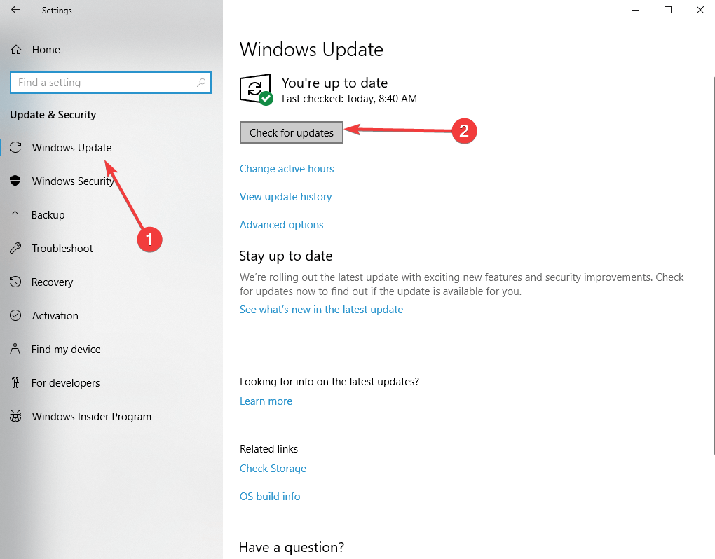 update windows 10 you do not have sufficient privileges for configuring connection properties