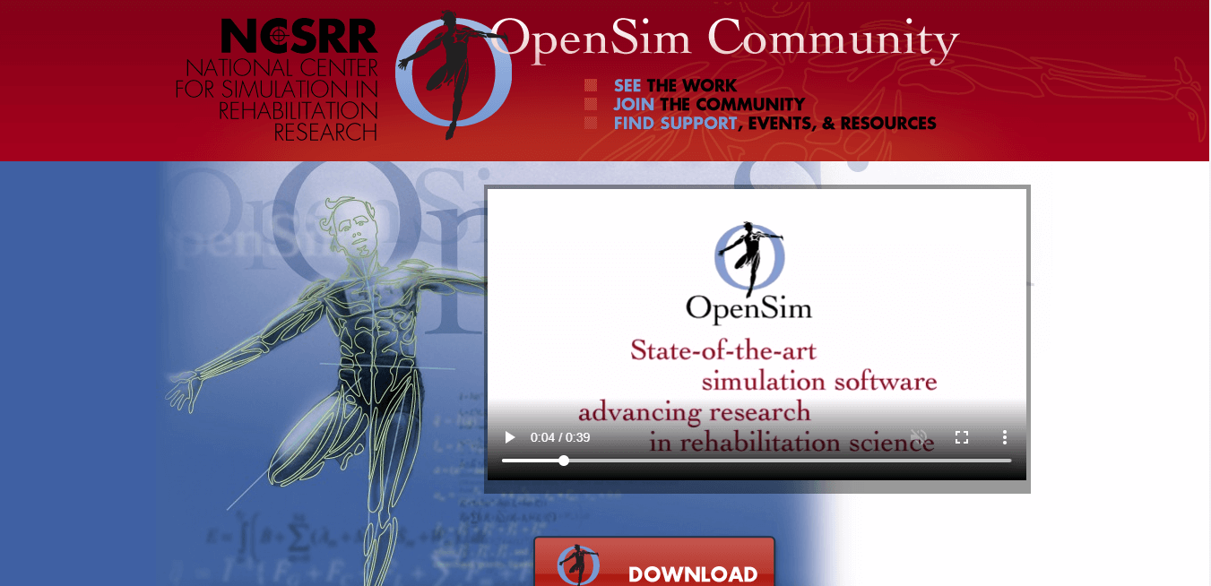OpenSim - best multibody dynamics simulation software