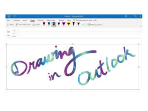 inking support Outlook app