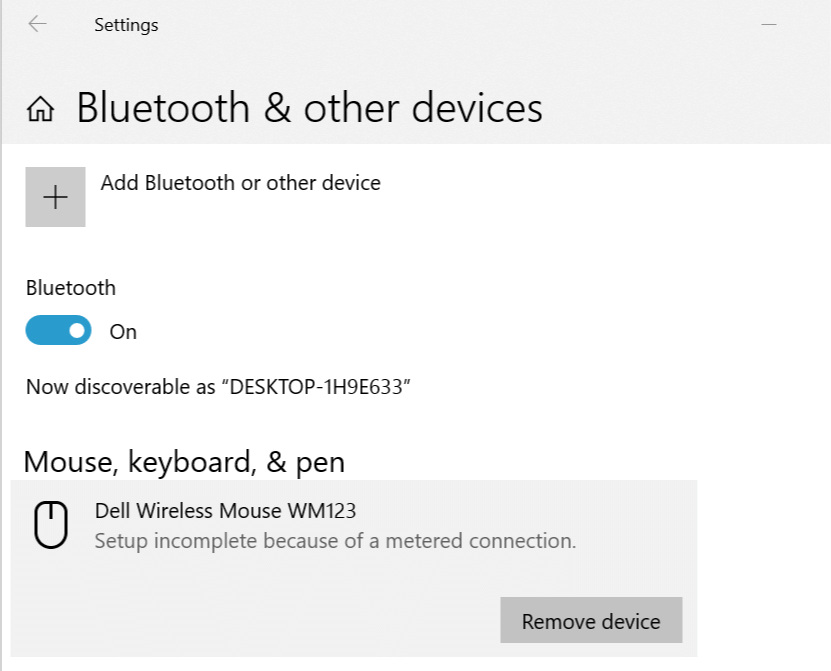 remove bluetooth device to fix Pedal Won't connect