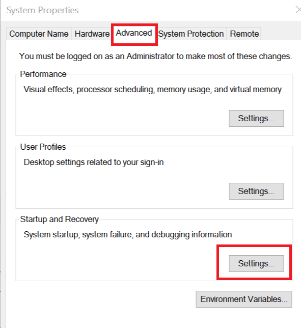 Disable Choose an operating system from System Properties