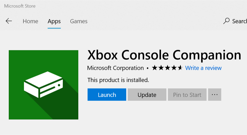 Xbox Companion App Update