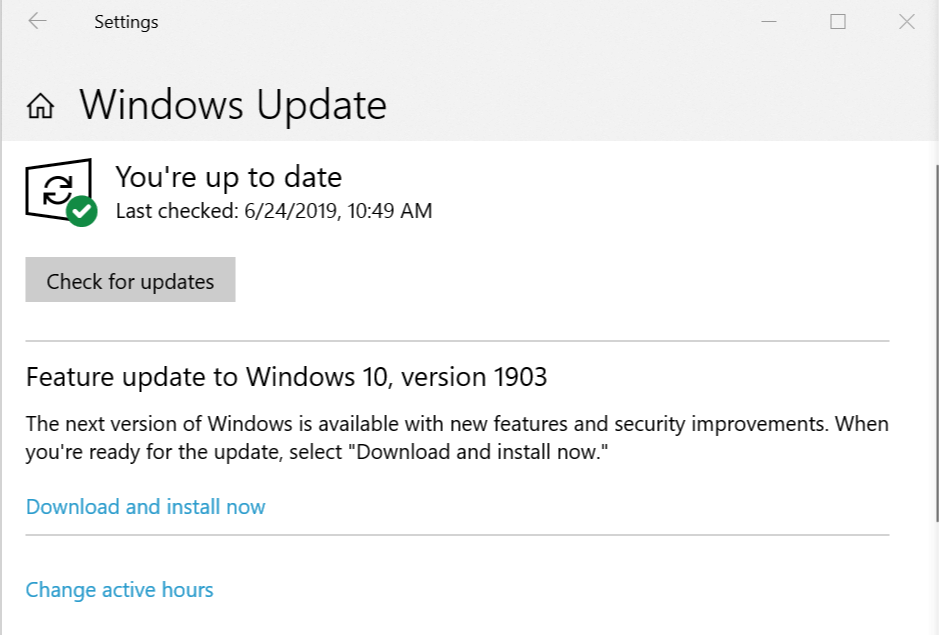 Install pending feature update Windows 10 - fix choose an operating system 
