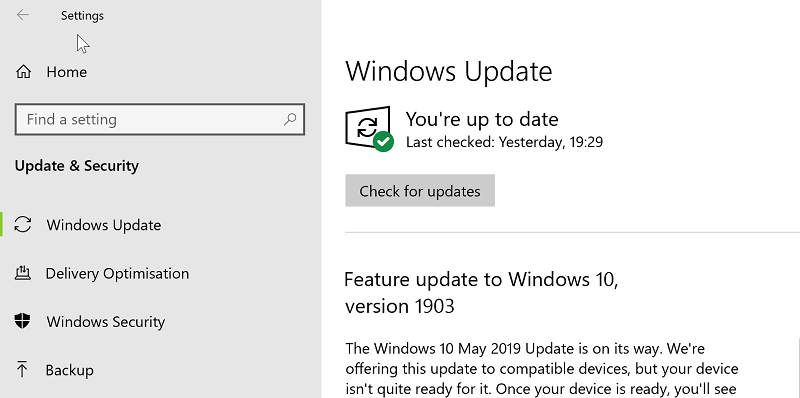 Update your PC if Windows 10 iCloud drive not syncing