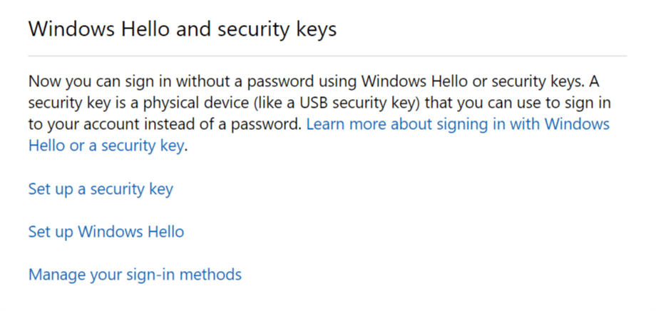 windows hello and security keys Fix YubiKey not support error