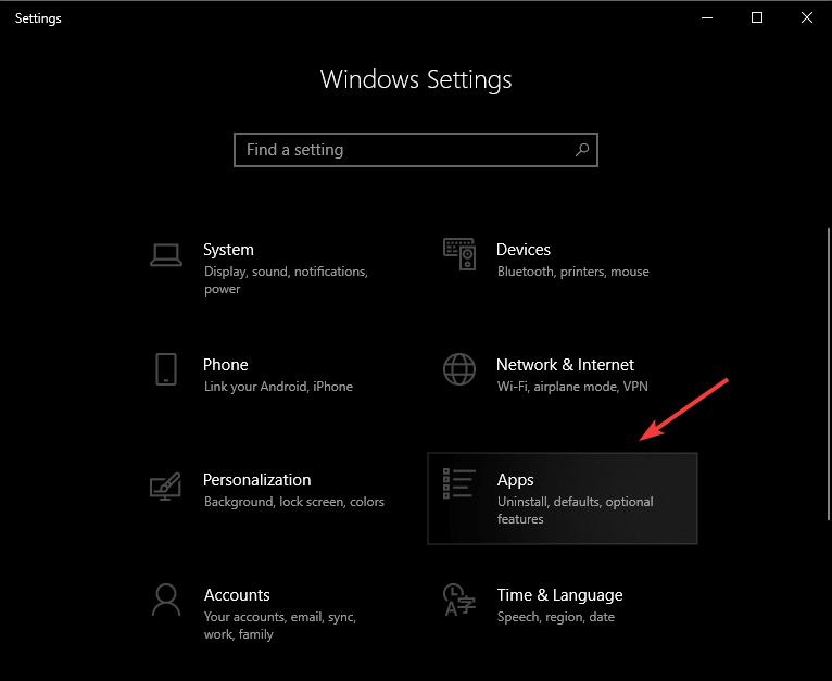 Windows settings apps button - Sedlauncher.exe fix high cpu usage
