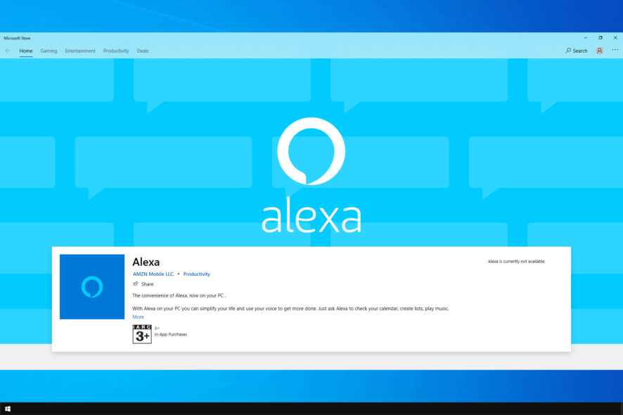 Alexa store app windows