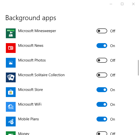 Background app list microsoft.photos.exe is trying to access the internet 