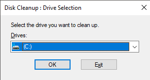 disk cleanup - recovery drive is full