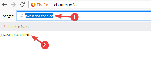 Firefox ブラウザー構成で JavaScript を有効にして、コピーと貼り付けを許可しないようにします。