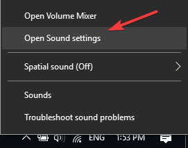 sound settings in taskbar - fix sound lenovo laptops
