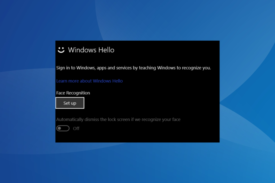 fix windows face recognition not working