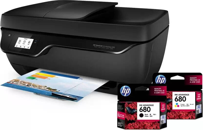 HP printer and cartridges Missing or failed printhead