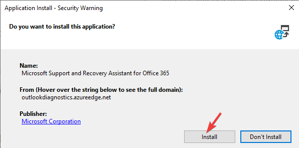 Install troubleshooter Microsoft - Something went wrong and outlook couldn't update your password