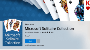 i have the free microsoft solitaire collection on my pc but i can