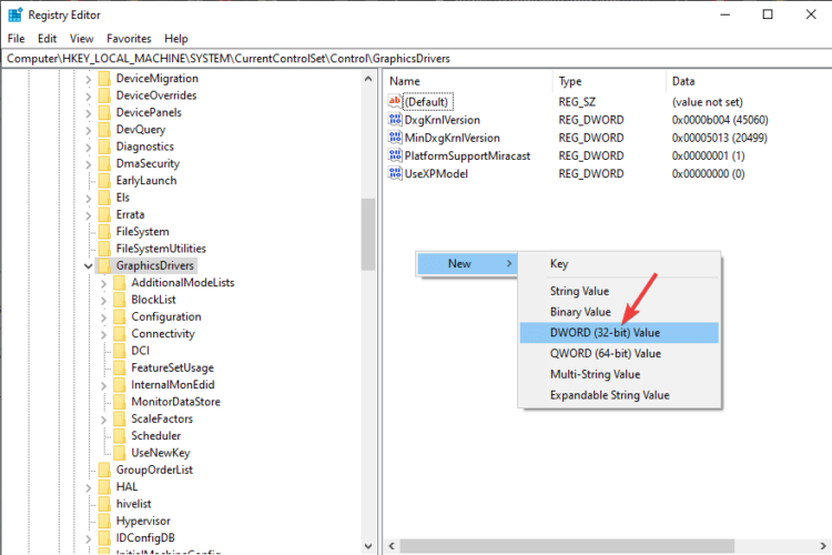 Registry editor adding a new value - Windows 10 amdkmdap stopped responding