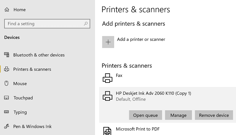 Remove and re-install the printer again if your printer is making everything green