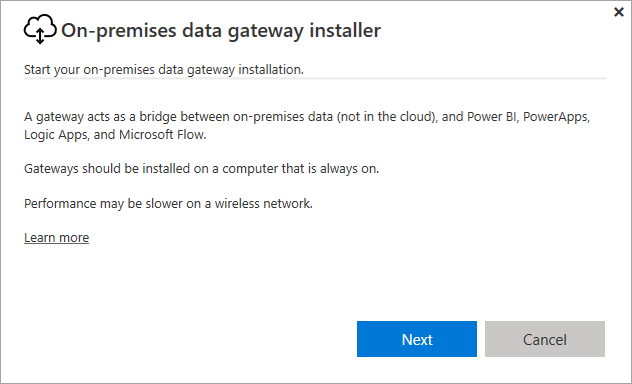 The data gateway installer power bi won't launch