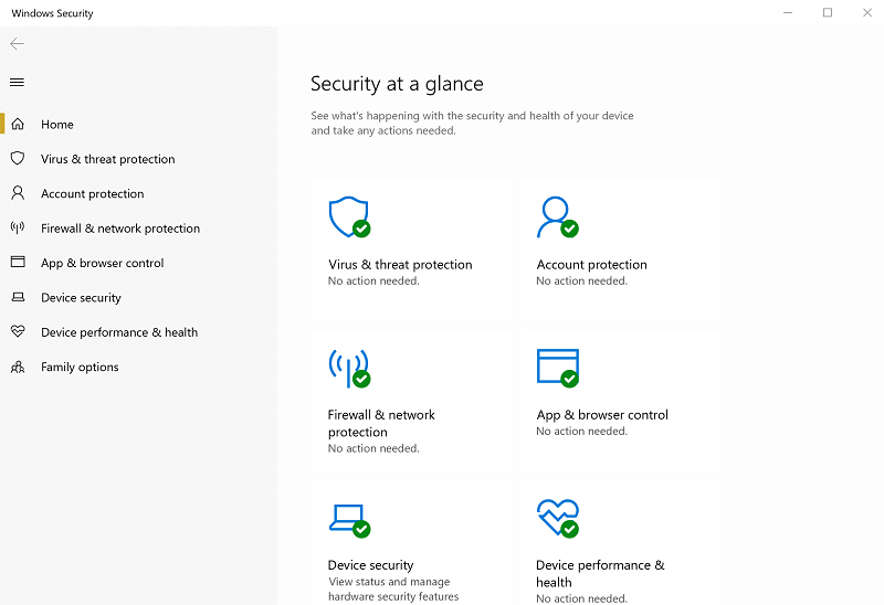 Check for virus or malware infection if Windows 10 software center is missing
