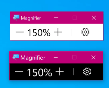 Magnifier UI redesign