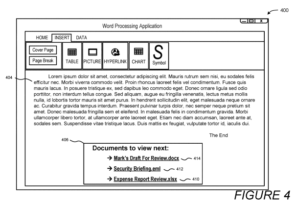 Microsoft patent intelligent file targeting