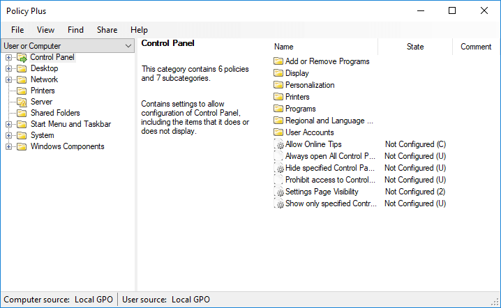 plus group policy install editor windows 10