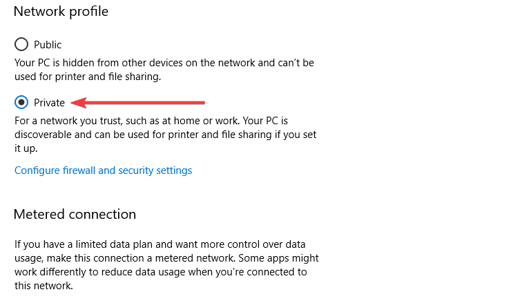 windows doesn't have a network profile for this device epson printer